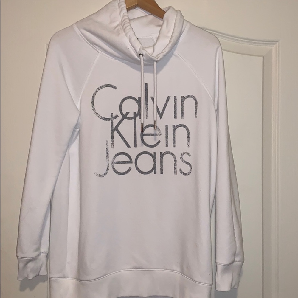 Calvin Klein Jeans Cowl Neck Sweatshirt - Picture 1 of 2